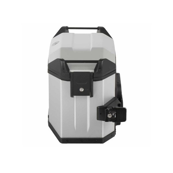 Боковий кофр лівий Hepco&Becker Xceed 38 срібний (об'єм: 38L)