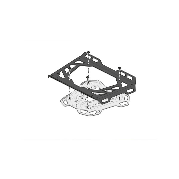 Центральний стелаж Adventure-Rack SW-MOTECH Husqvarna Norden 901 (21-) / Norden 901 Expedition, HQV N, KTM 890 SMT (23-), Adventure 890 / R (21-), Adventure 1050/1090/1090R/1190, 790 Adventure/R (19-)