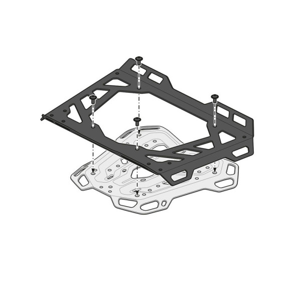 Центральний стелаж Adventure-Rack SW-Motech Moto Guzzi Stelvio (23-)