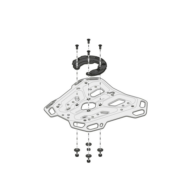 Центральний стелаж Adventure-Rack SW-Motech Moto Guzzi V85 TT/ Travel (24-)