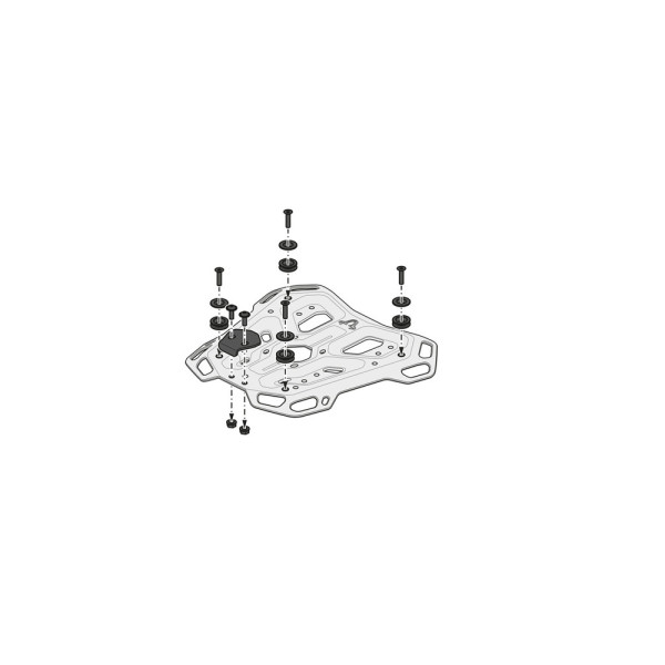 Центральний стійка Adventure-Rack SW-MOTECH для Benelli TRK 502 X P16 (18-)