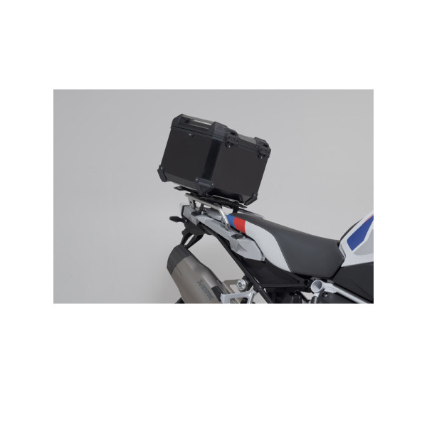 Центральний стелаж Adventure-Rack SW-MOTECH для BMW R 1250 GS / Adventure (21-), F 900 GS Adventure (24-) з коротким оригінальним стелажем BMW та сидінням