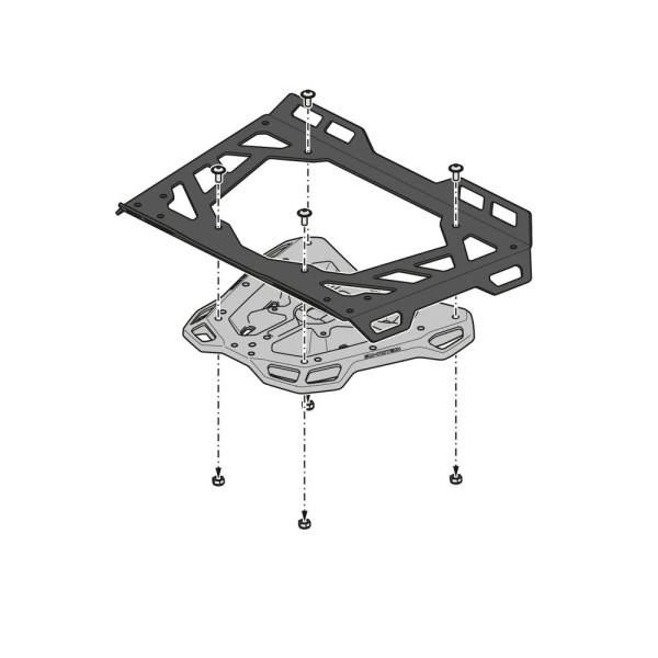 Центральний стелаж Street-Rack SW-Motech Triumph Speed 400/ Scrambler 400 X (23-)