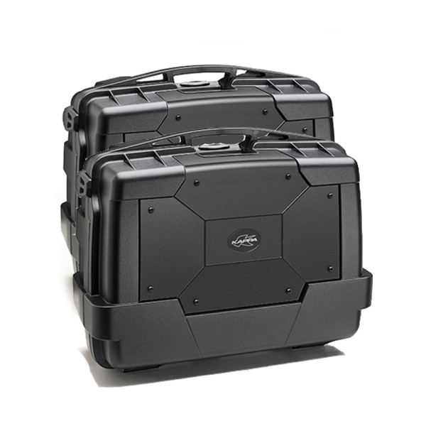 Комплект бічних кофрів Kappa Monokey KGR33NN Garda чорних з додатковим замком ємність: 2 x 33l