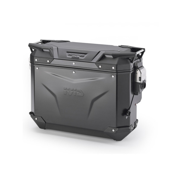 Боковий кофр GIVI Trekker Outback Evo Smart 33 алюмінієвий, чорний профільований, на праву сторону; об'єм: 33 л; без вставки SLR