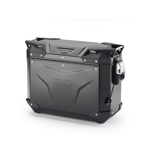 Боковий кофр GIVI Trekker Outback Evo Smart 37 алюмінієвий, чорний на праву сторону; об'єм: 37 л; без вставки SLR