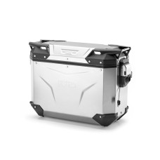 Боковий кофр GIVI Trekker Outback Evo Smart 37 алюмінієвий, срібний на праву сторону; об'єм: 37 л; без вставки SLR