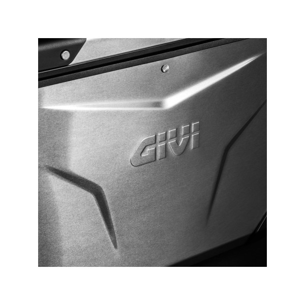 Боковий кофр GIVI Trekker Outback Evo Smart 33 алюмінієвий, срібний профільований, на праву сторону; об'єм: 33 л; без вставки SLR