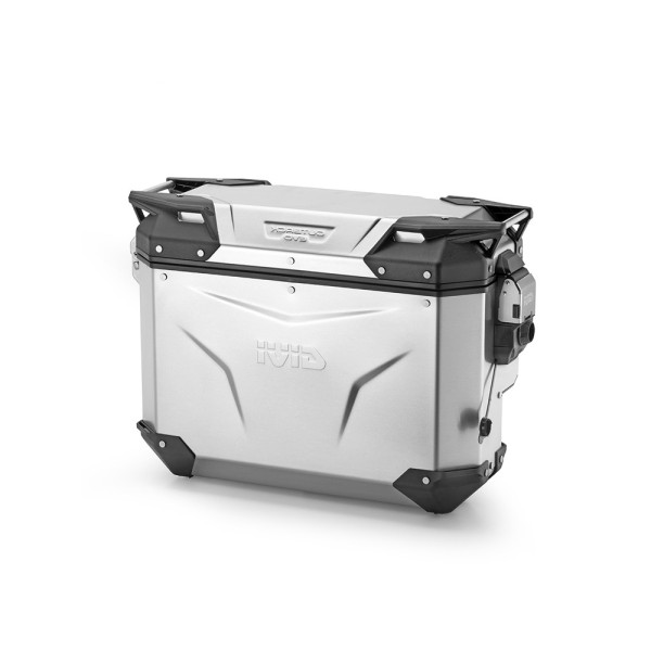 Боковий кофр GIVI Trekker Outback Evo Smart 33 алюмінієвий, срібний профільований, на праву сторону; об'єм: 33 л; без вставки SLR