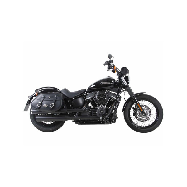 Кріплення для мотоциклетних сумок Hepco&Becker C-Bow Harley-Davidson Softail Slim (18-23) хромовані
