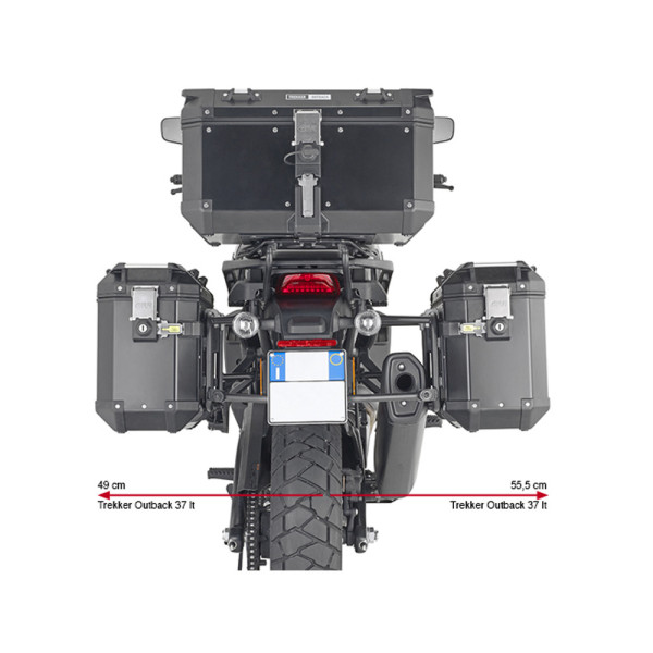 Кріплення бічних кофрів Monokey Cam-Side GIVI PL One-Fit Harley Davidson Pan America 1250 (21-)