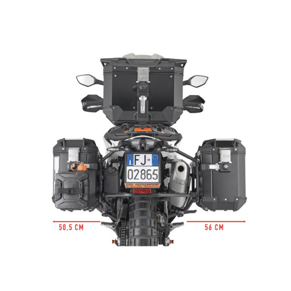 Кріплення бічних кофрів Monokey Cam-Side GIVI PL One-Fit KTM 890 SMT/ 790 Adventure (23-)
