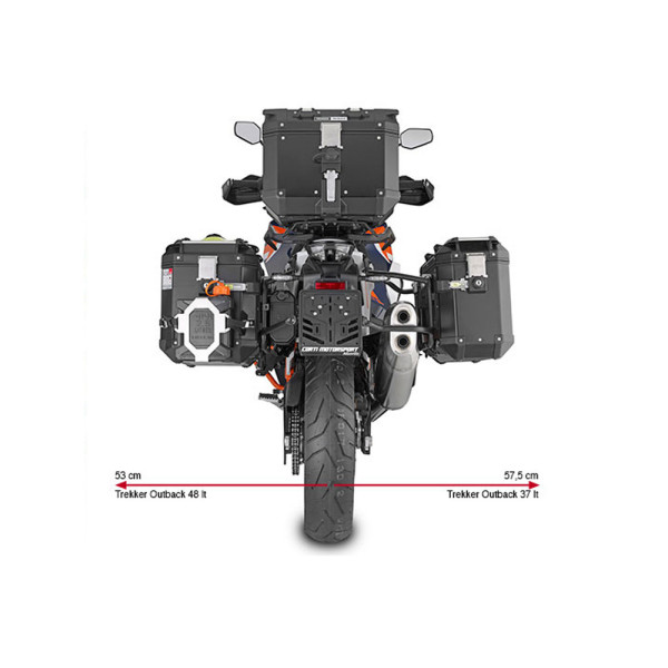 Кріплення бічних кофрів Monokey Cam-Side GIVI PL One-Fit KTM 1290 Super Adventure R/ S (21-)