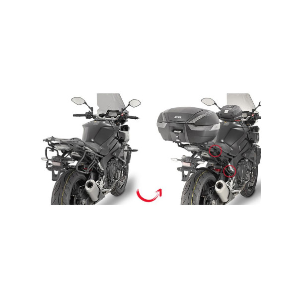 Кронштейн Givi під кофри V35/V37 Monokey® Side з функцією швидкого демонтажу до Yamaha MT-10 (16-21)