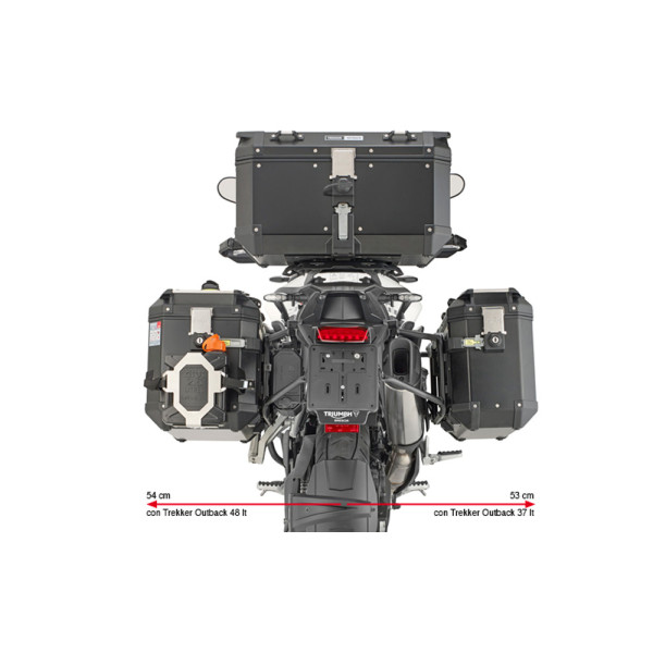 Кріплення бокових кофрів Monokey Cam-Side GIVI PL One-Fit Triumph Tiger 900/ GT/ GT Pro/ Rally/ Rally Pro (20-)