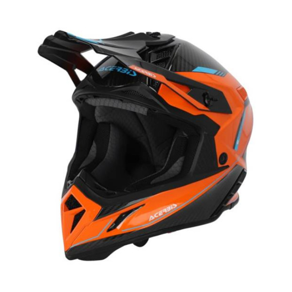 Шолом ендуро Acerbis Steel Carbon помаранчевий