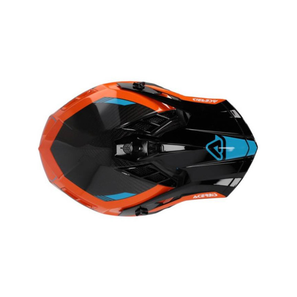 Шолом ендуро Acerbis Steel Carbon помаранчевий