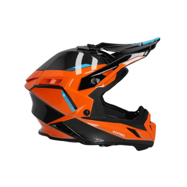 Шолом ендуро Acerbis Steel Carbon помаранчевий