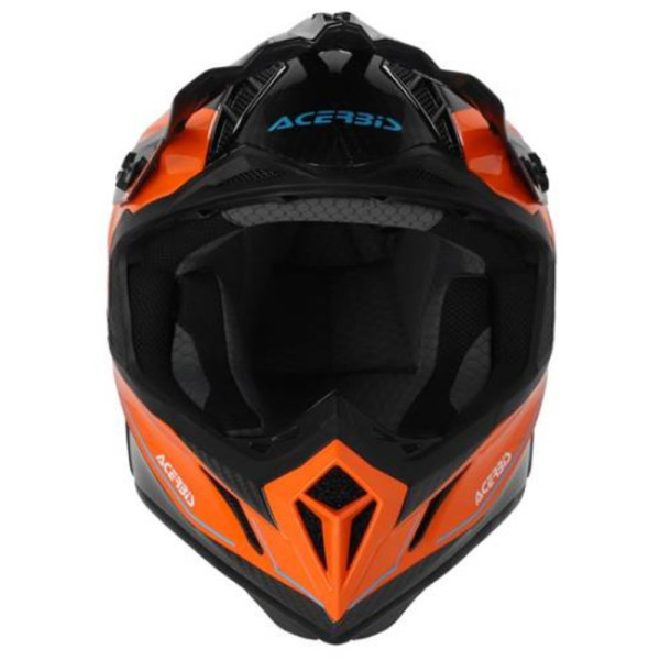 Шолом ендуро Acerbis Steel Carbon помаранчевий
