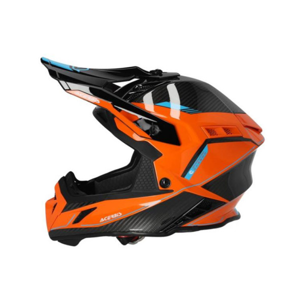 Шолом ендуро Acerbis Steel Carbon помаранчевий
