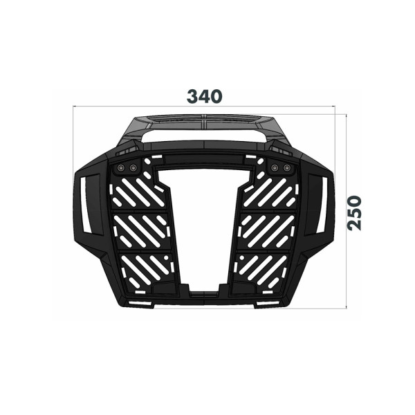 Кронштейн під центральний кофр Hepco&Becker AluRack Ducati Scrambler 800 Icon/ Full Throttle/ Desert Sled (19-22)