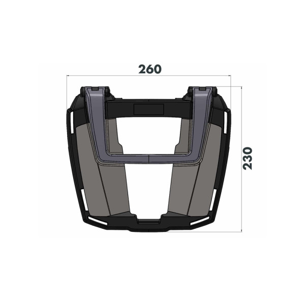 Кріплення для центрального кофра Hepco&Becker EasyRack Ducati Multistrada 1260 Enduro (19-23)