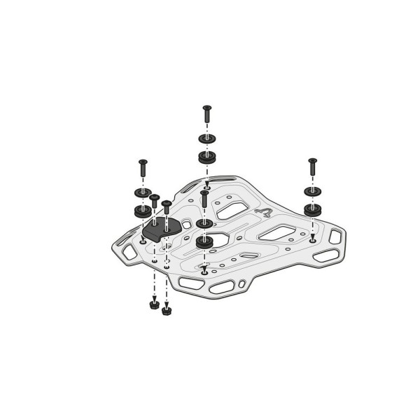 Центральний стійка Adventure-Rack SW-MOTECH Ducati DesertX (22-)/ Rally (23-)