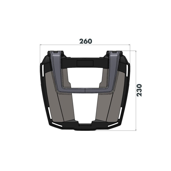 Кронштейн під центральний кофр Hepco&Becker EasyRack Harley Davidson Pan America 1250 (20-)