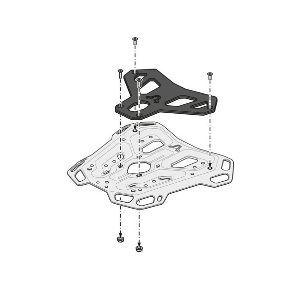 Центральний стійка Adventure-Rack SW-MOTECH CFMoto 800MT CF800-5 (21-)