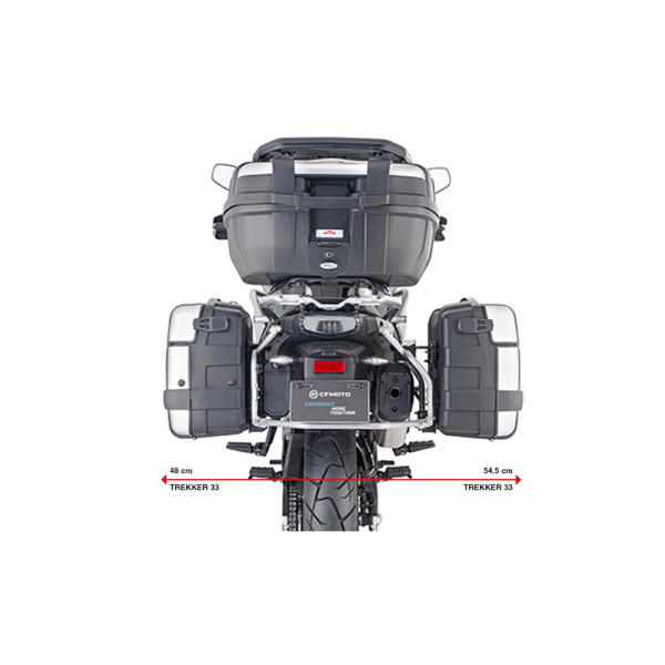 Кріплення бічних кофрів Monokey GIVI CF Moto 800 MT (22-) кріпиться до оригінального багажника