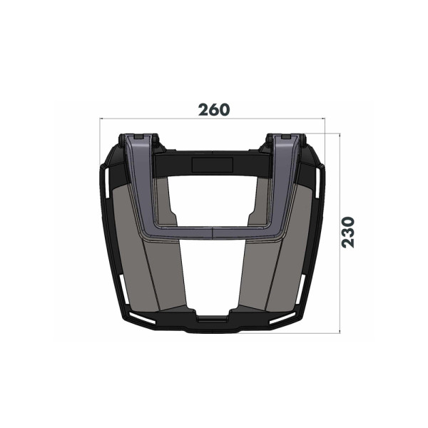 Кронштейн під центральний кофр Hepco&Becker EasyRack Moto Guzzi Stelvio / NTX 1200 08-16