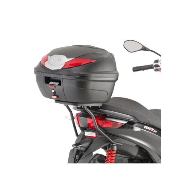 Кронштейн Givi під центральний кофр Monolock® для Piaggio MP3 Yourban 125-300 (11-18), MP3 300 HPE (19-)