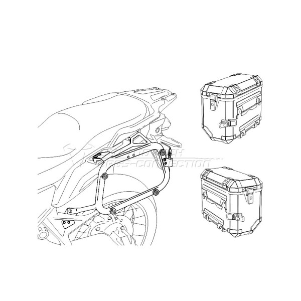 Кронштейн для бічних кофрів SW-MOTECH Evo Honda VFR 1200 X Crosstourer (12-)