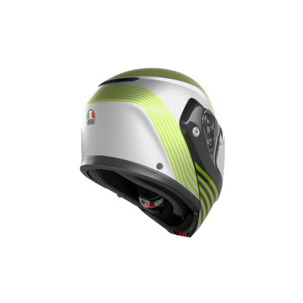 Шолом щелепний AGV Streetmodular Iseo біло-чорно-жовтий