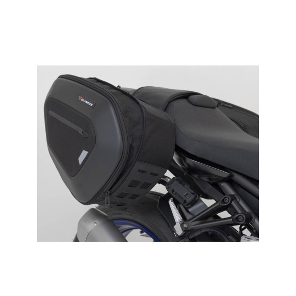 Сумки текстильні SW-MOTECH PRO BLAZE H з комплектом кріплення до Yamaha MT-10 (21-) чорні об'єм: 30-40л