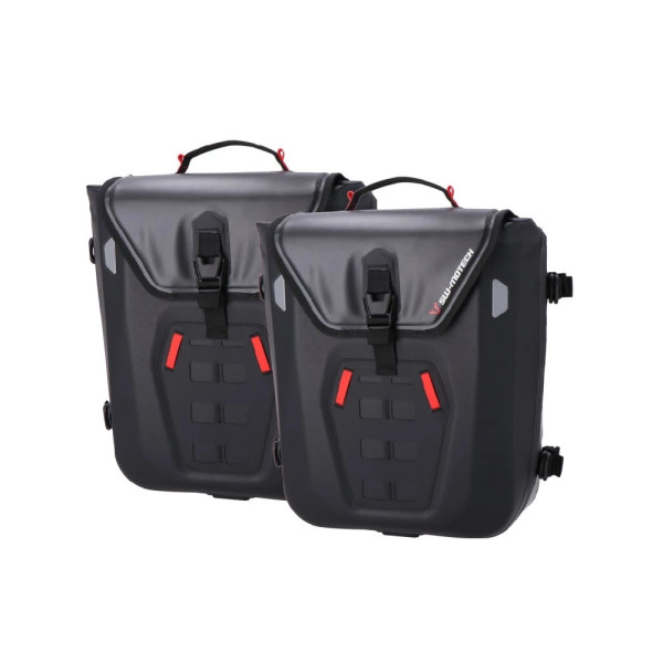 Водонепроникні мотоциклетні сумки SysBag WP M/M SW-MOTECH + стійки SLC Yamaha XSR 900 (21-)/ GP (23-) (об'єм: 2 x 17-23L)