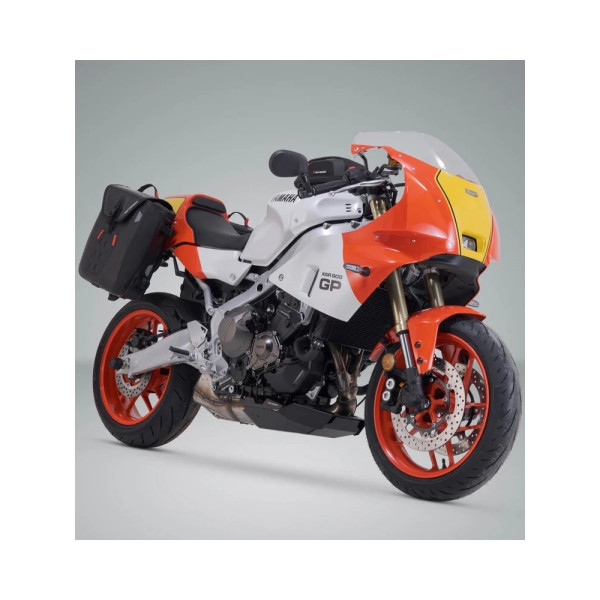 Водонепроникні мотоциклетні сумки SysBag WP M/M SW-MOTECH + стійки SLC Yamaha XSR 900 (21-)/ GP (23-) (об'єм: 2 x 17-23L)