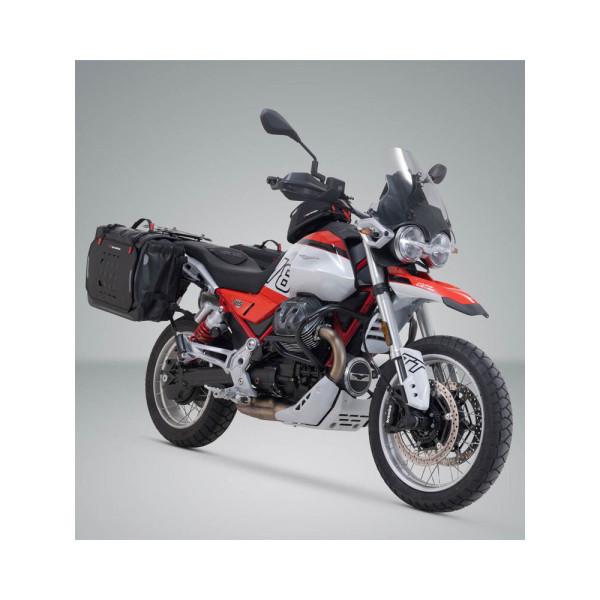 Водонепроникні сумки SysBag WP L/L SW-MOTECH + кріплення PRO для Moto Guzzi V85 TT/ Strada/ Travel (24-) об'єм: 2 x 27-40L
