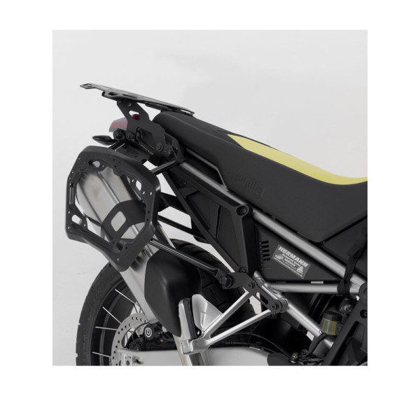 Комплект: бічні кофри TRAX ADV + кріплення PRO 45/37 L SSw-Motech Aprilia Tuareg 660 (21-) (об'єм 37 і 45 L) чорні