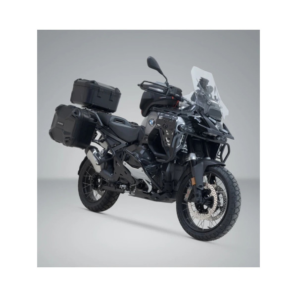 Комплект: бічні кофри DUSC L + центральний кофр DUSC L + стелаж PRO + стелаж Adventure-Rack SW-Motech BMW R 1300 GS Adventure (24-)  об'єм: 3 x 41l