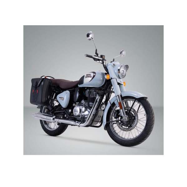 Водонепроникні сумки SysBag WP M/M SW-MOTECH + кріплення SLC для Royal Enfield Classic 350 (22-) об'єм: 2 x 17-23 л