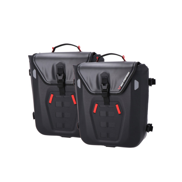 Водонепроникні сумки SysBag WP M/M SW-MOTECH + кріплення SLC для Royal Enfield Classic 350 (22-) об'єм: 2 x 17-23 л