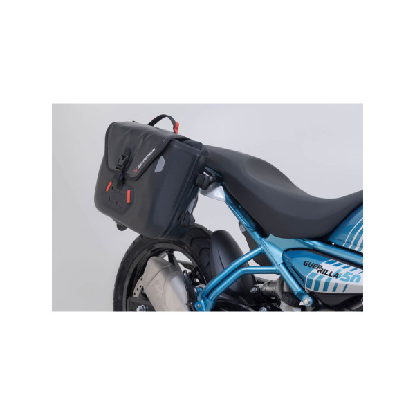 Водонепроникні сумки SysBag WP M/S SW-MOTECH + стійки SLC Royal Enfield Guerrilla 450 (25-) об'єм: 17-23л/ 12-16л