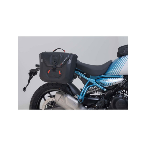 Водонепроникні сумки SysBag WP M/S SW-MOTECH + стійки SLC Royal Enfield Guerrilla 450 (25-) об'єм: 17-23л/ 12-16л