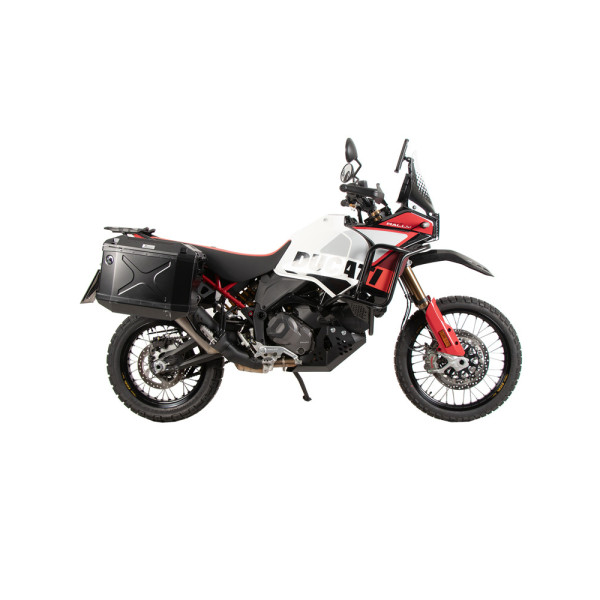 Комплект: бічні кофри + кріплення Hepco&Becker Xplorer Cutout Ducati Desert X Rally (24-) чорні