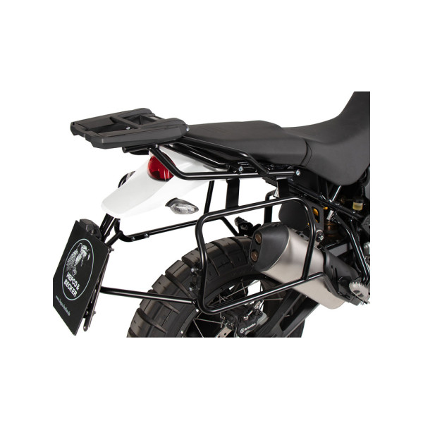 Комплект: бічні кофри + кріплення Hepco&Becker Xplorer Cutout Ducati Desert X Rally (24-) сріблясті