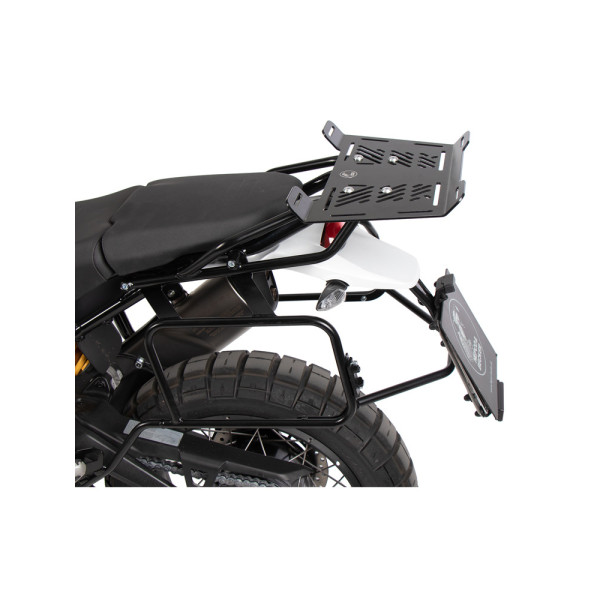 Комплект: бічні кофри + кріплення Hepco&Becker Xplorer Cutout Ducati Desert X Rally (24-) сріблясті