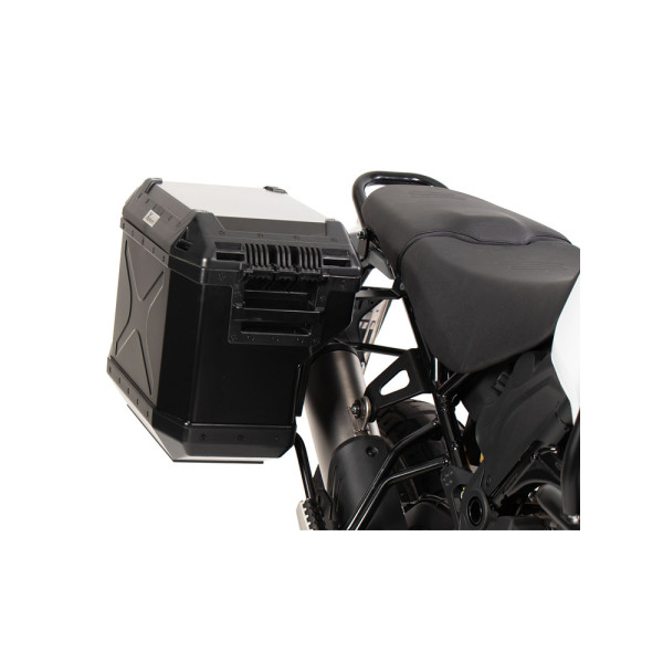 Комплект: бічні кофри + кріплення Hepco&Becker Xplorer Cutout для Ducati Desert X (22-) чорні