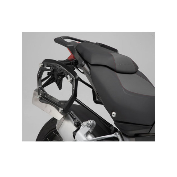 Комплект: бічні кофри + стійка PRO TRAX ADV SW-MOTECH 37/37 L для мотоцикла Ducati Multistrada 1260 Enduro 18-, Multistrada 950 16-, Multistrada 950 / S 16-, Multistrada V2/ S 21- об'єм 2 x 37 L