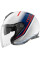 Шолом відкритий Schuberth M1 PRO Mercury біло-червоний